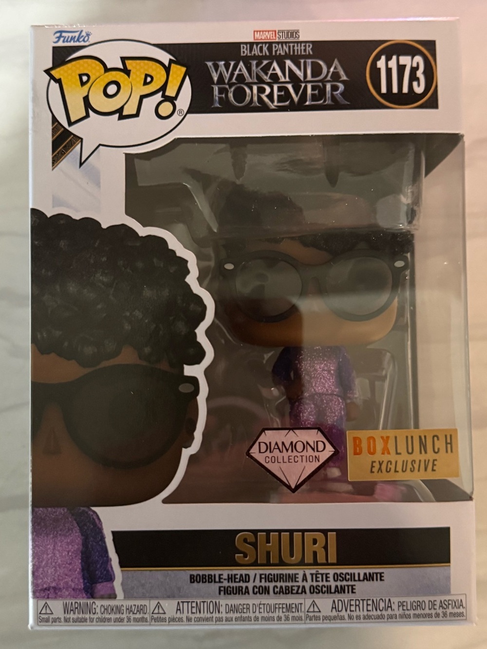Funko Pop! Shuri Purple Glitter - BoxLunch Exclusive